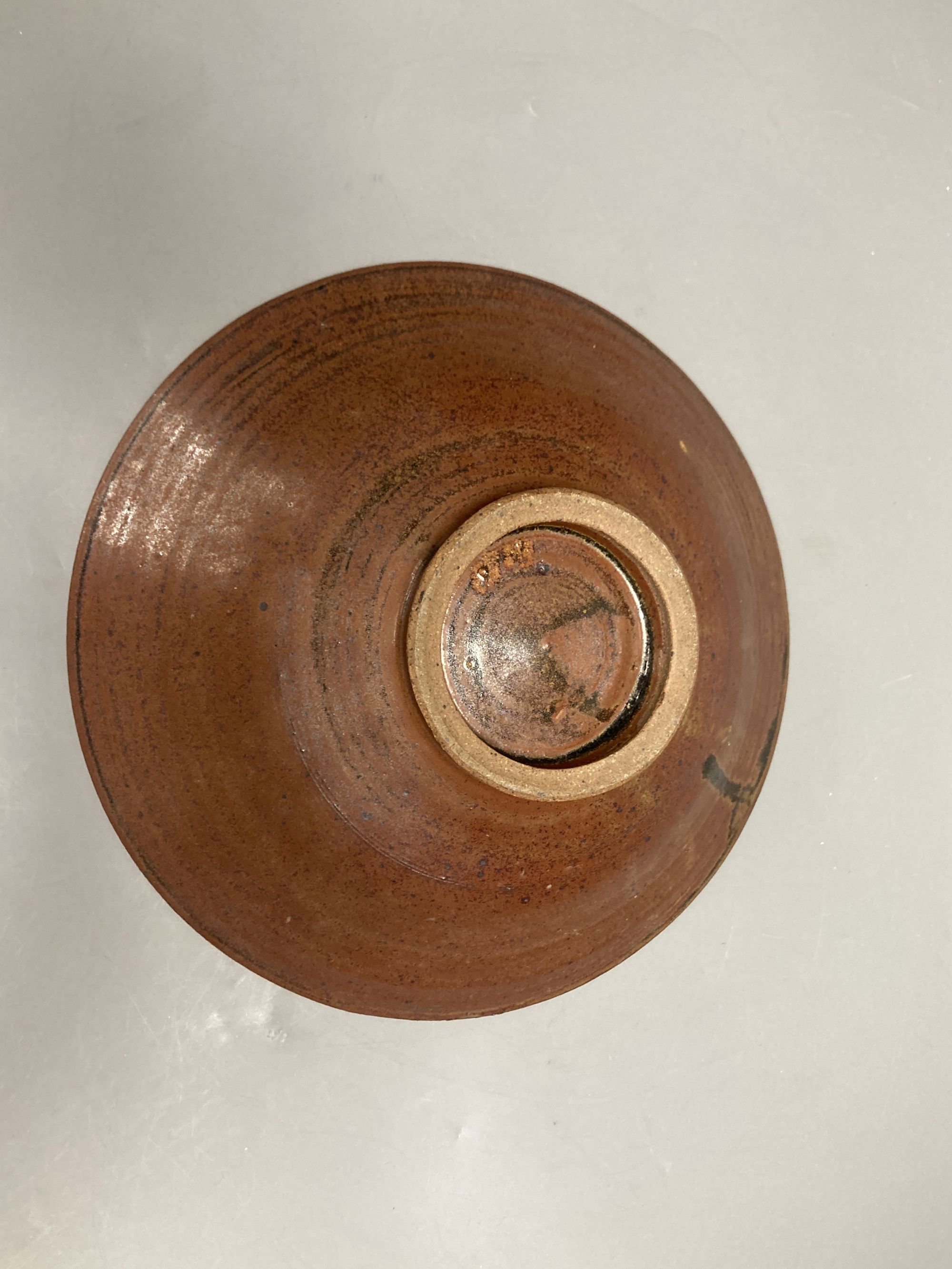 Two Studio pottery bowls and a similar vase